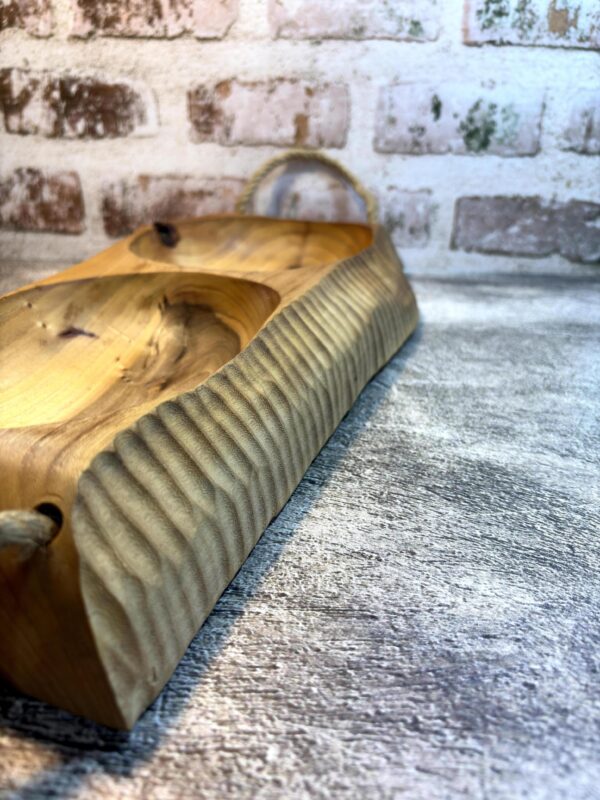 اردوخوری دسته کنفی چوبی