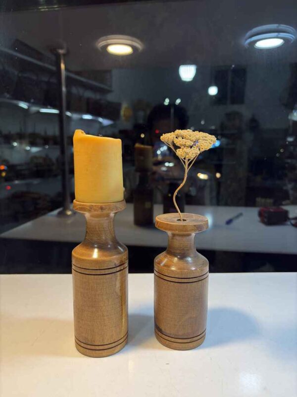 گلدان چوبی