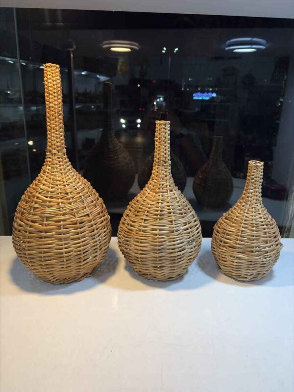 گلدان حصیری سه سایز