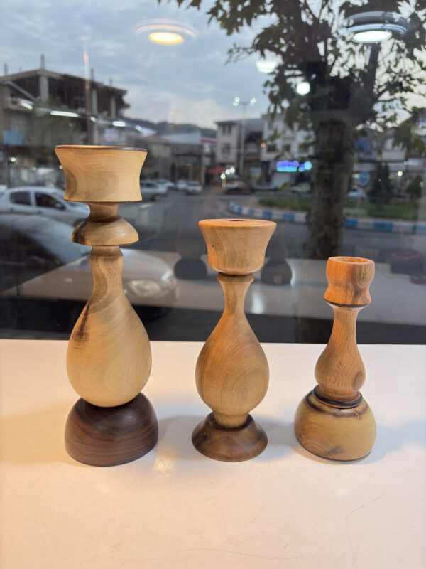 شمعدان چوبی خاص