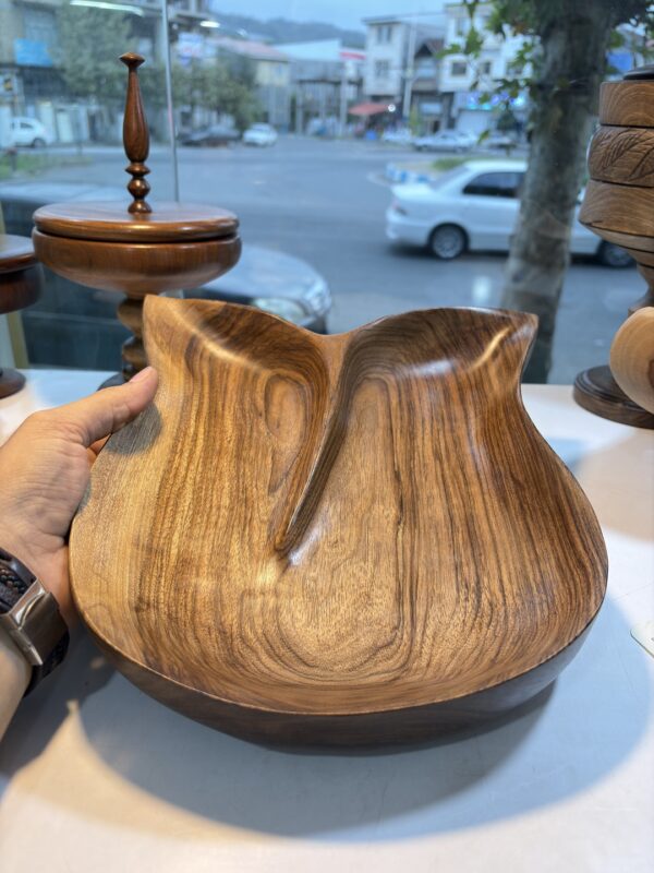 ظرف دست ساز چوبی